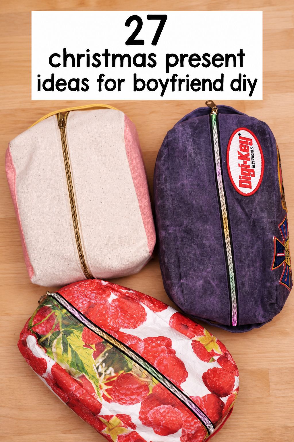 sewn dopp kit christmas gifts for boyfriend