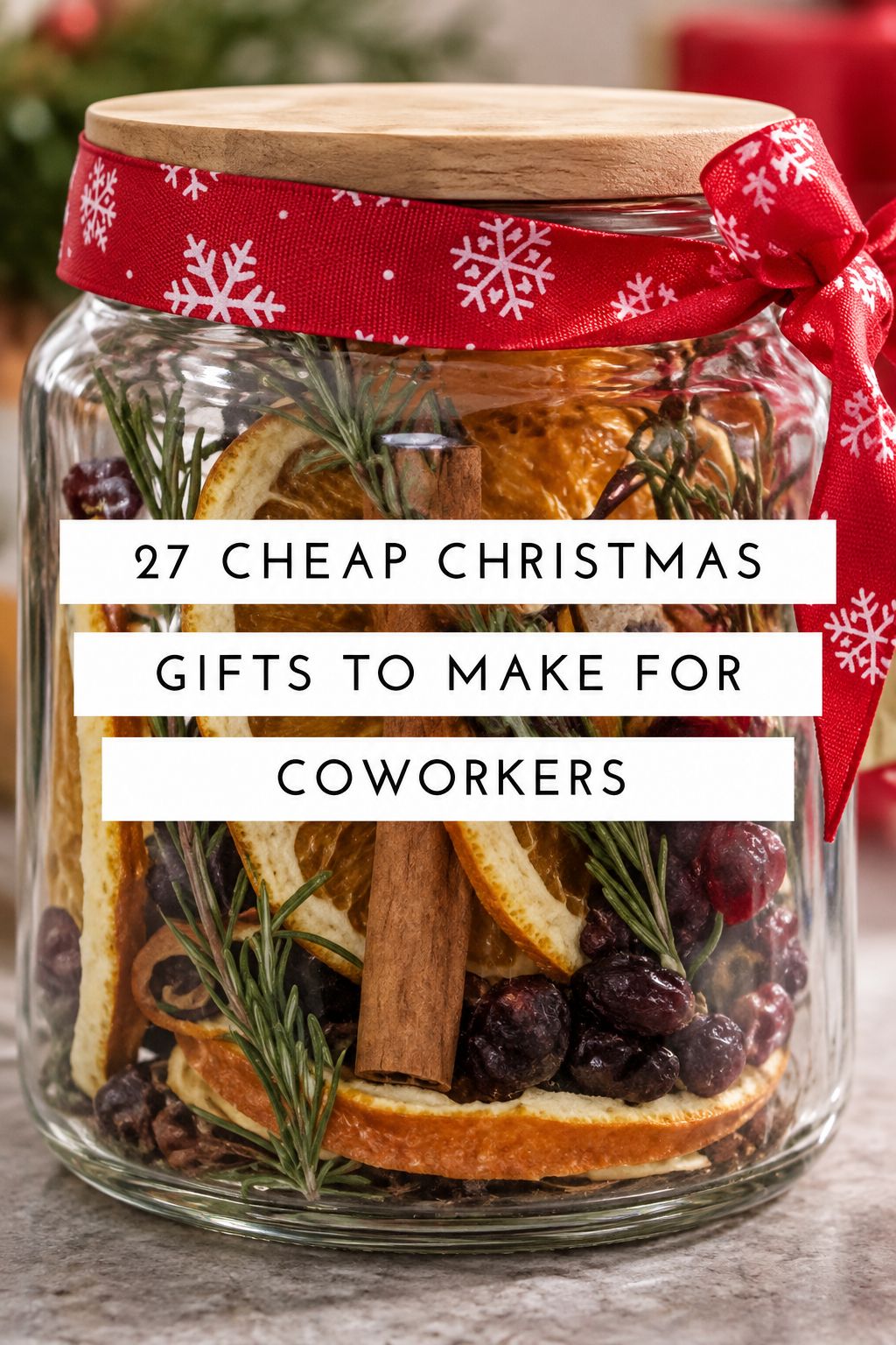 simmer pot jars christmas gifts for coworkers