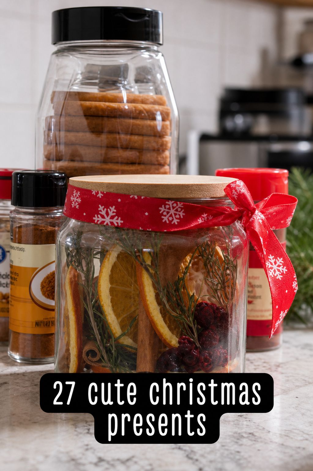 Simmering Potpourri in a Thrift Store Jar