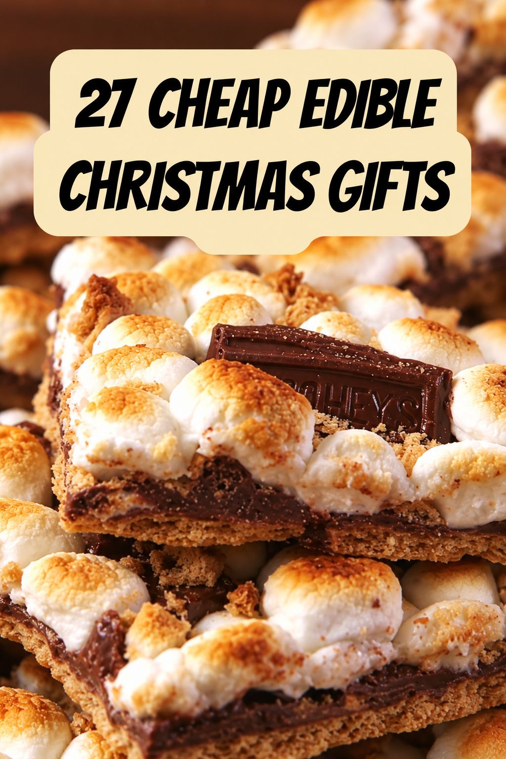S'mores Bark homemade Christmas gift