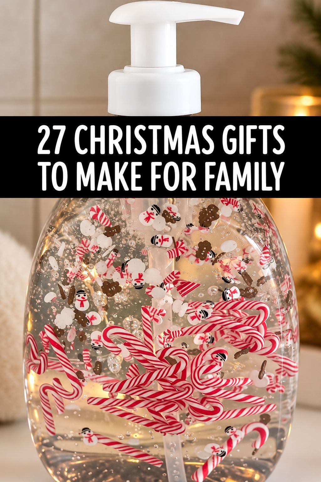 snow globe hand soap christmas gifts
