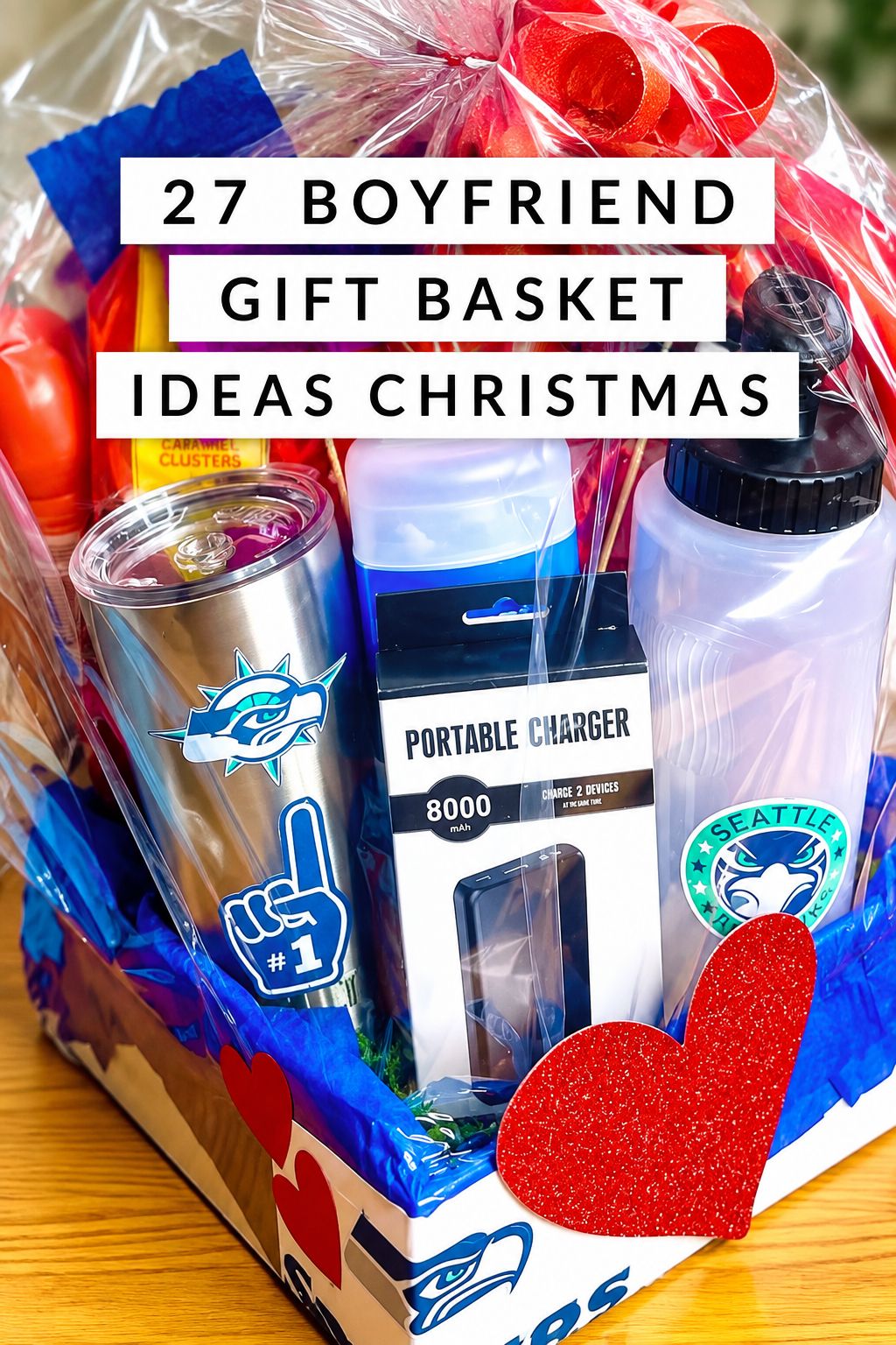 sports team basket christmas basket