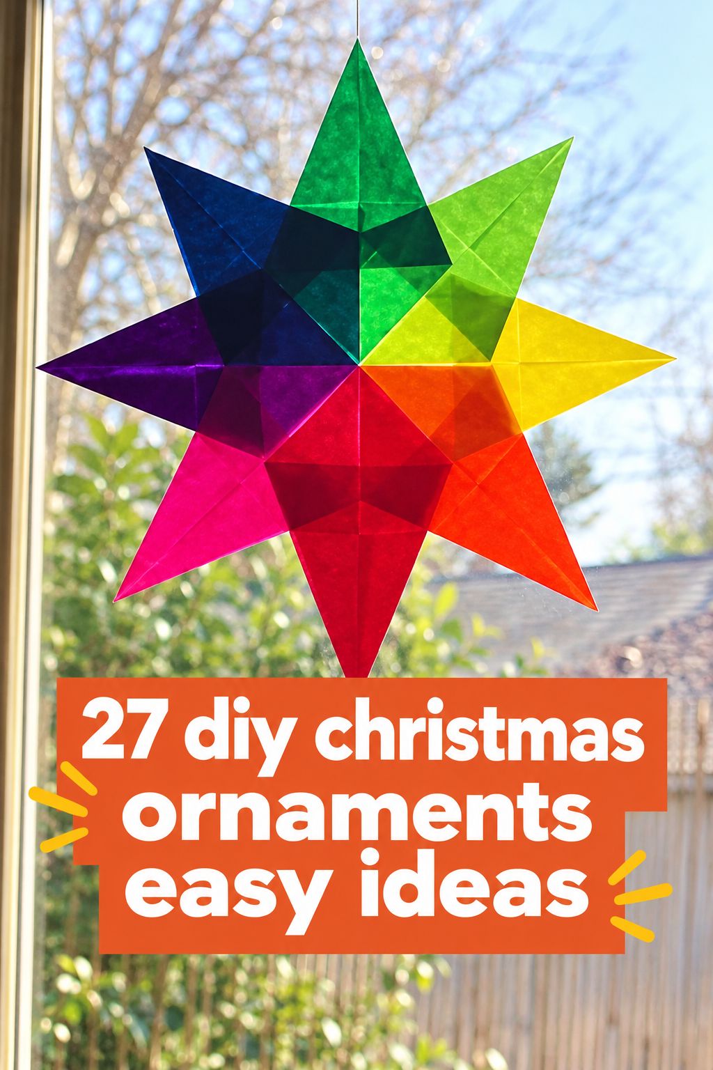 waldorf stars christmas ornaments